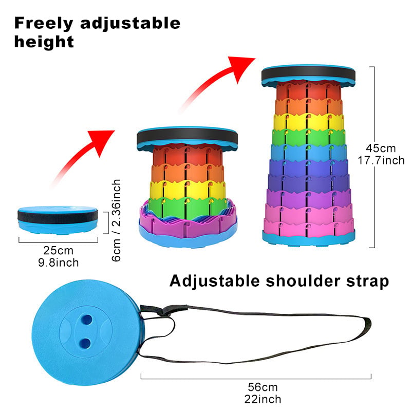 Tabouret Pliable Rétractable