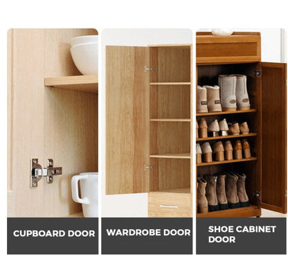 📢📢Achetez 2, obtenez-en 1 gratuit ! ⏰🔧 Kit de Réparation de Charnières – Acier Inoxydable, Universel & Design Élégant pour Meubles et Armoires ⚡