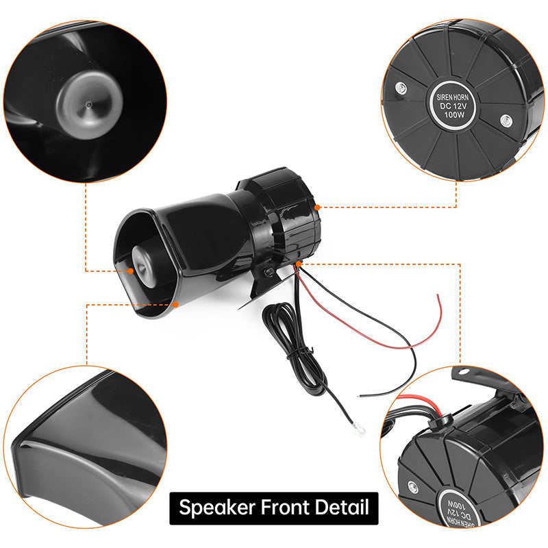 📢 PROMO LIMITÉE - 50% DE RABAIS ! Haut-parleur d'alarme 100W mégaphone puissant