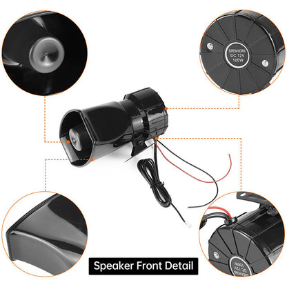 📢 PROMO LIMITÉE - 50% DE RABAIS ! Haut-parleur d'alarme 100W mégaphone puissant