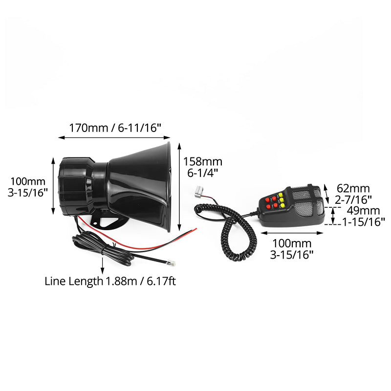 📢 PROMO LIMITÉE - 50% DE RABAIS ! Haut-parleur d'alarme 100W mégaphone puissant