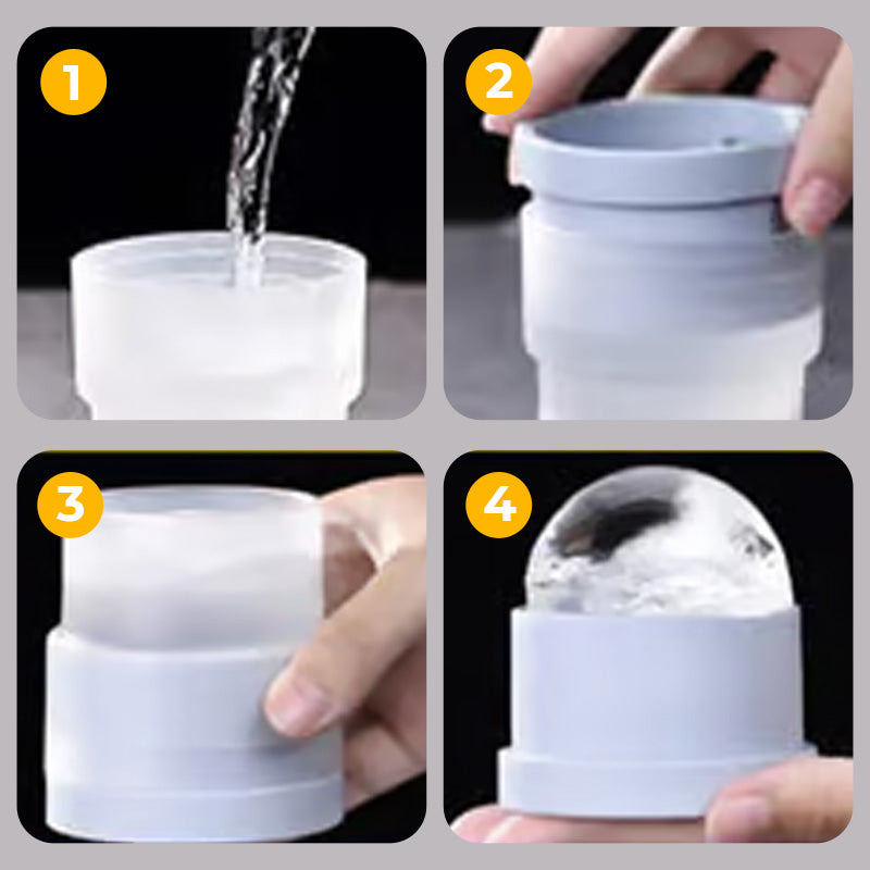 📢✨Soldes d'été 50% de réduction❄️ Machine à glaçons portable en silicone ❄️🚀