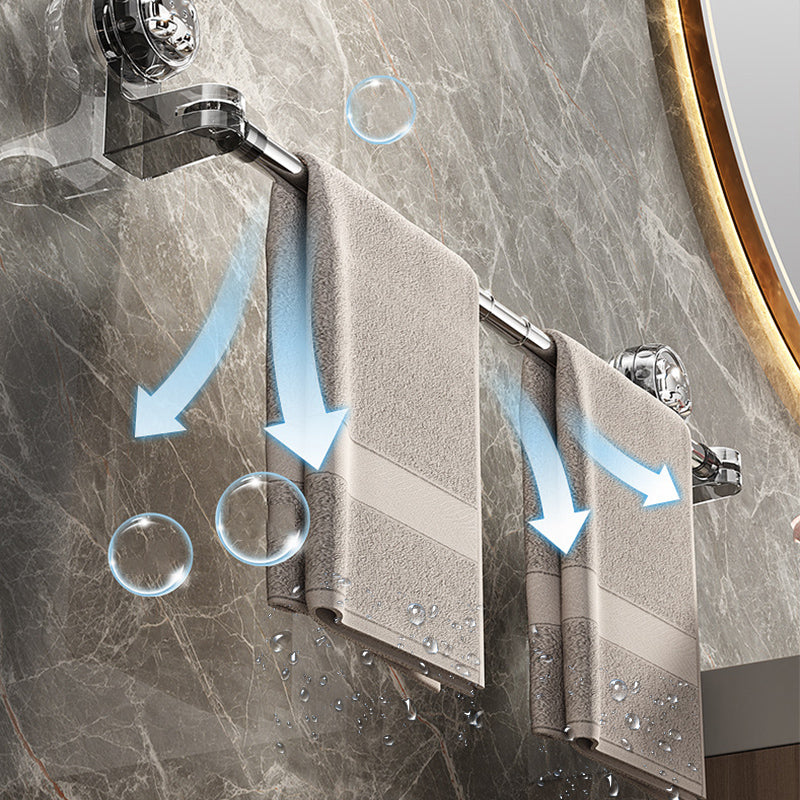 🛁✨Light Luxury No-Punch - Barre porte-serviettes rétractable à ventouse