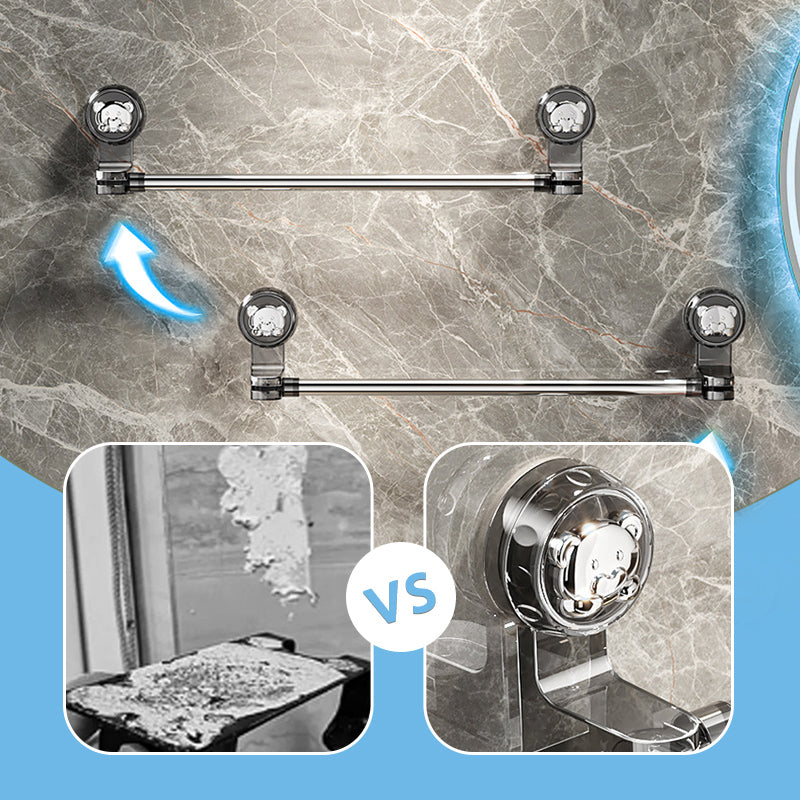 🛁✨Light Luxury No-Punch - Barre porte-serviettes rétractable à ventouse