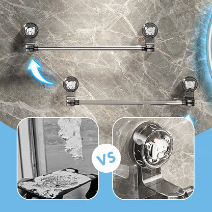 🛁✨Light Luxury No-Punch - Barre porte-serviettes rétractable à ventouse