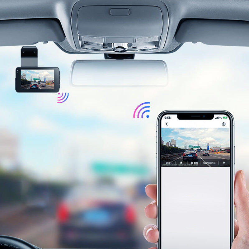 🔥Offre spéciale 50%🚗Caméra de tableau de bord double WiFi 1080P avec vision nocturne