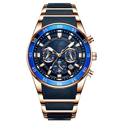 ⌚🔥Montre à quartz multifonctionnelle étanche pour hommes