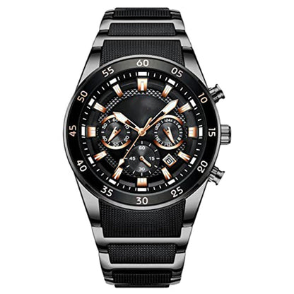 ⌚🔥Montre à quartz multifonctionnelle étanche pour hommes