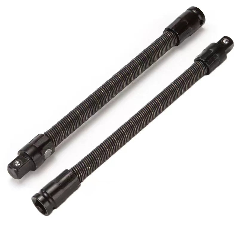 🔧🌀 1/2' Flexible Socket Extension Bar! Conquer Tight Spaces in Seconds🔩🚗