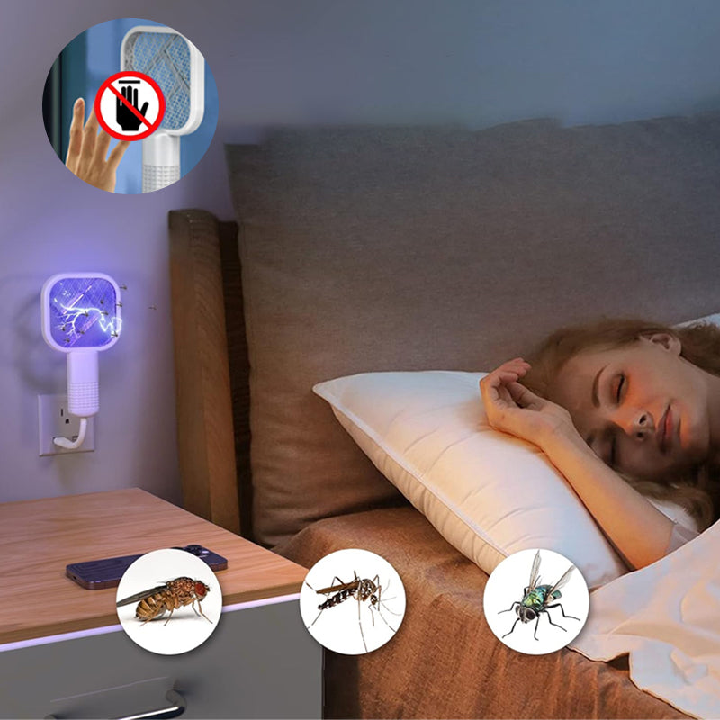 🪰 50% DE RÉDUCTION! ⚡ Mini Tapette à Mouche Électrique USB – Rechargeable, Puissant & Idéal pour la Maison 🏠
