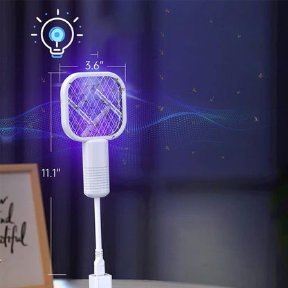 🪰 50% DE RÉDUCTION! ⚡ Mini Tapette à Mouche Électrique USB – Rechargeable, Puissant & Idéal pour la Maison 🏠