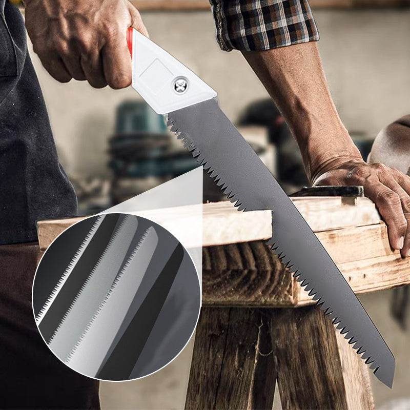 📢📢50 %  DE RÉDUCTION !! ⏰Scie d'élagage universelle légère et tranchante avec fourreau🔥