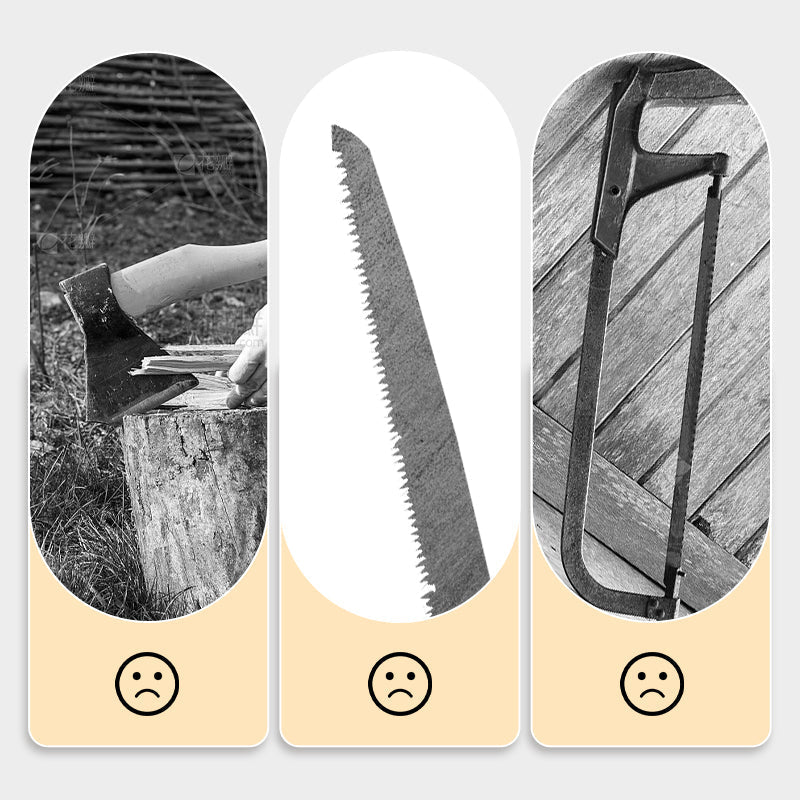 📢📢50 %  DE RÉDUCTION !! ⏰Scie d'élagage universelle légère et tranchante avec fourreau🔥