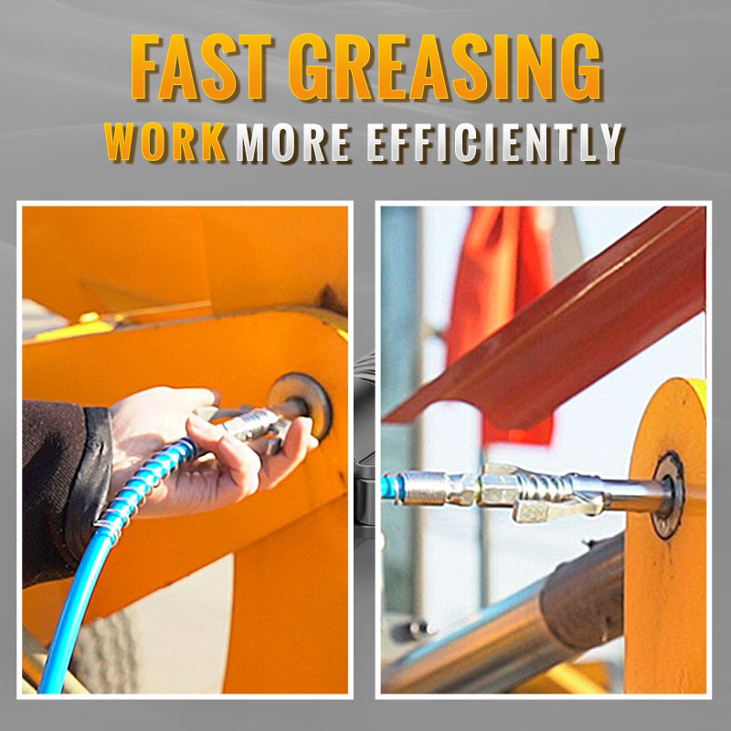 Coupleur de Graisseur à Double Poignée à Haute Pression