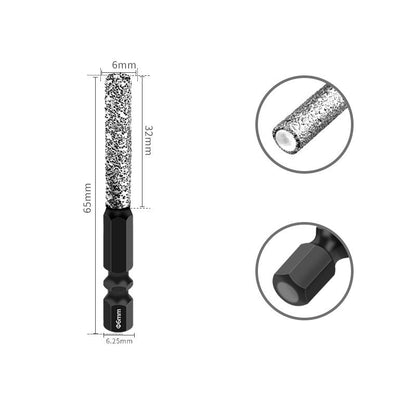 🔥 2-en-1 Hexagonal Shank Brazing Drilling Dry Specialized Hole Opener