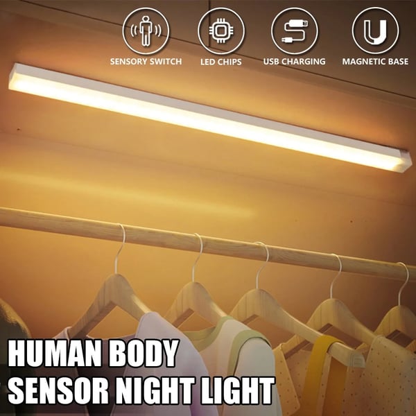 💡 Lampe LED Intelligente avec Capteur Corps Humain – Détection Automatique & Fixation Magnétique ✨ 🔥 Offre Exceptionnelle : Achetez 5, 5 Offertes ! Éclairez Toute Votre Maison Sans Effort 🚪💡
