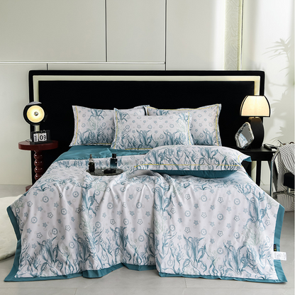 🛏️ Élégance Fraîche & Style Naturel – -60 % sur Notre Linge de Lit 4 Pièces