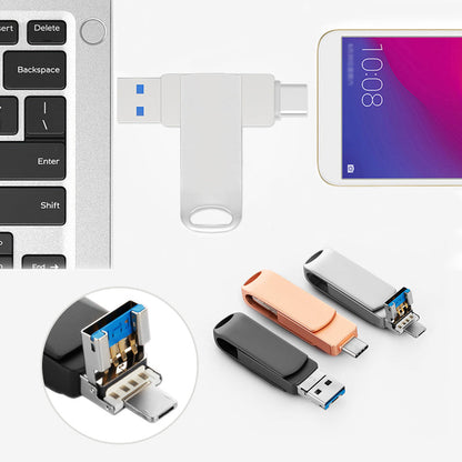 💾 60% DE RÉDUCTION ! 📊 Clé USB 4-en-1 Multi-Interfaces - Transfert Ultra-Rapide vers PC/iPhone/Android, Compacte et Universelle 📱📦