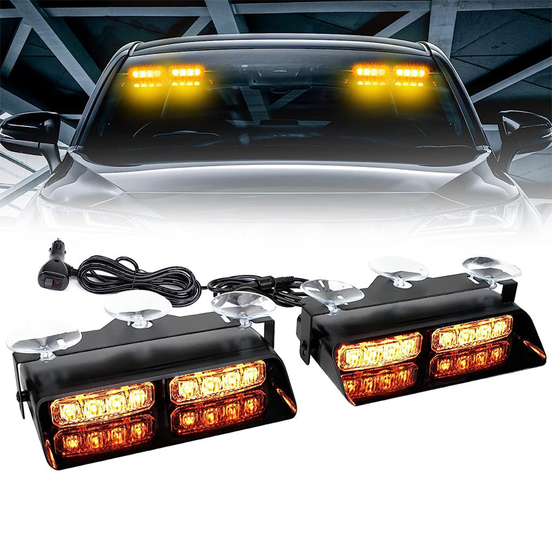 🎉🛍️Promotion chaude 50 % de réduction🚗Lampe stroboscopique d'avertissement à ventouse pour véhicules