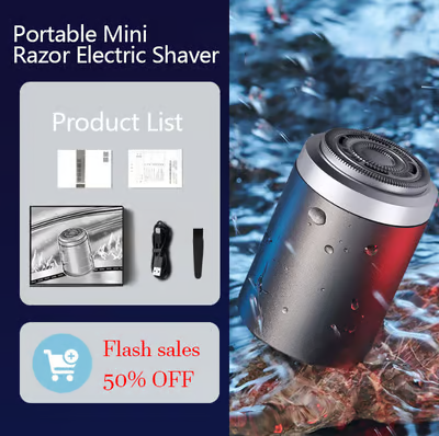 🔥 Promotion Exceptionnelle -54% ! 🔥 Rasoir Électrique Mini Puissant pour Homme avec Écran Numérique