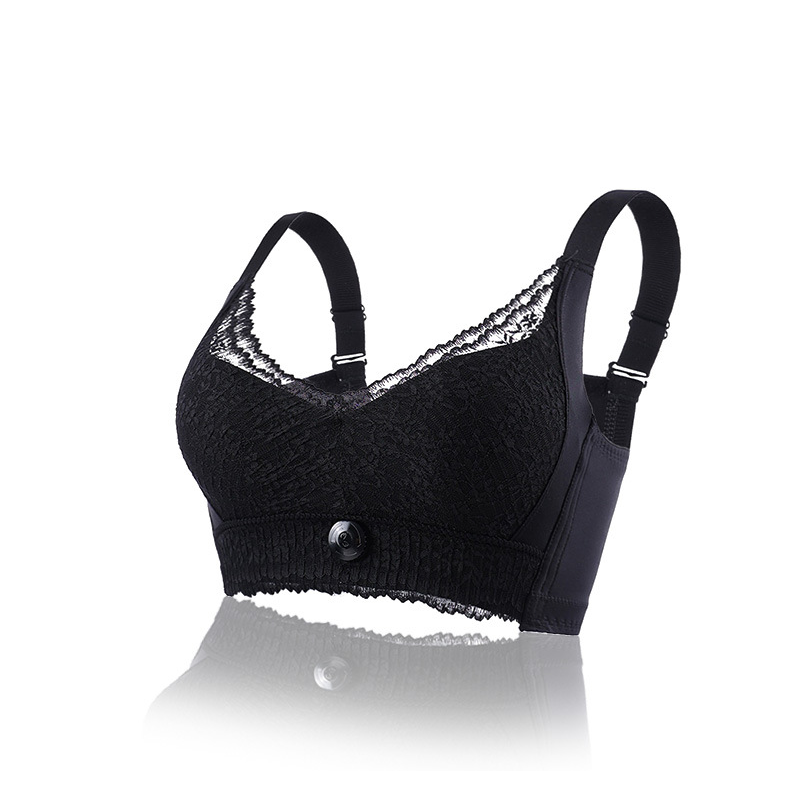Soutien-gorge de maintien sans couture à bonnets fixes, respirant et ajustable pour femmes