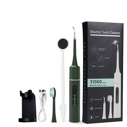 🦷 50% OFF MAINTENANT ! 💦 Nettoyeur Dentaire Ultrasonique 5 en 1 - 3 Vitesses Réglables pour un Nettoyage Profond et Doux ✨📦