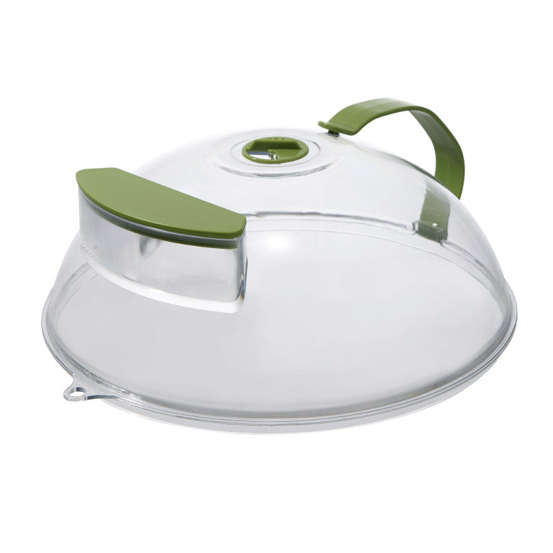 💎 50% DE RÉDUCTION ! 💎 Couvercle Transparent Anti-Éclaboussures pour Micro-ondes – Poignée Ergonomique, Réservoir d’Eau & Évent 360° 🔥🍲