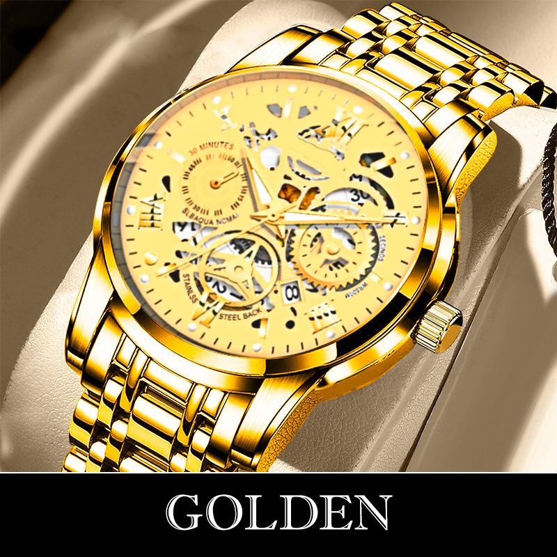 ⌚50% de réduction⚙️Montre Mécanique Automatique Homme – Cadran Squelette Style Romain, Étanche & Boîtier Acier Inoxydable ✨📦