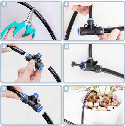 💧 50% DE RÉDUCTION ! 🔥 Système d'Irrigation Automatique de Jardin Incurvé à 360° – Arrosage Uniforme, Économie d'Eau & Installation Facile 🌿