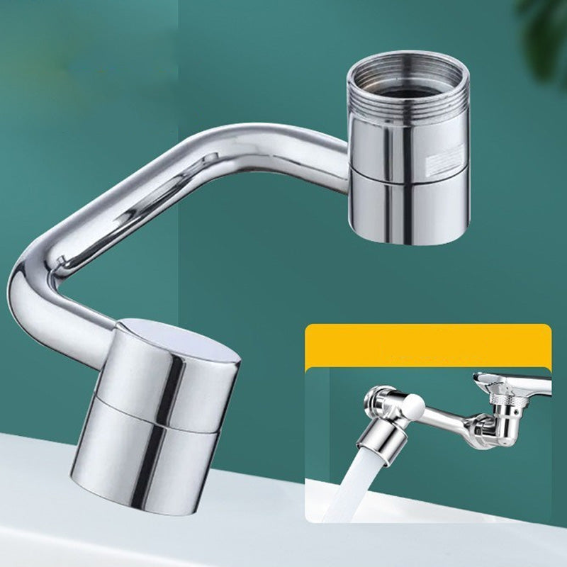 Adaptateur de robinet universel pivotant à 1440° et anti-éclaboussures