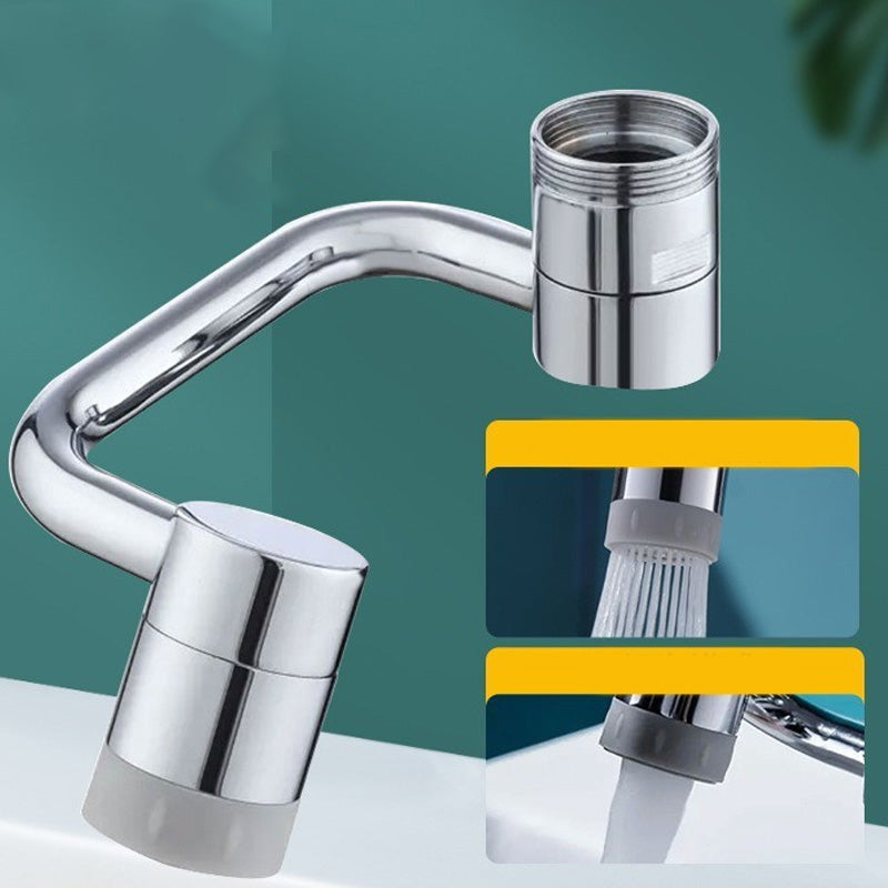 Adaptateur de robinet universel pivotant à 1440° et anti-éclaboussures