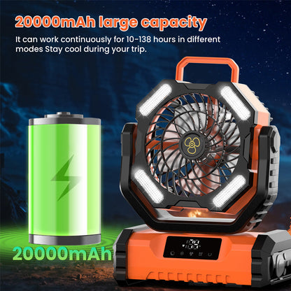 ✨Ventilateur Oscillant Portable avec Télécommande