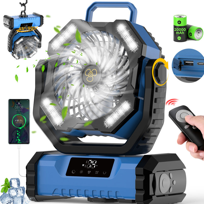 ✨Ventilateur Oscillant Portable avec Télécommande