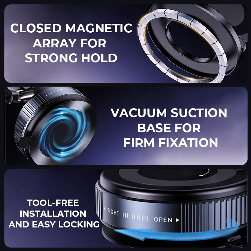 🔥 VENTE CHAUDE 🔥 Support téléphone magnétique pliable – Parfait pour la voiture 🚗💨 ✨ Stable, compact et facile à utiliser – Ne ratez pas l’offre !