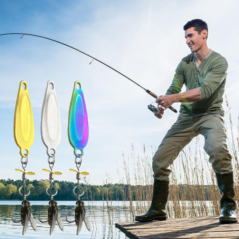 🎁🎣Leurre de pêche à hélice en métal pour attraper des poissons✨50% de réduction pour une durée limitée