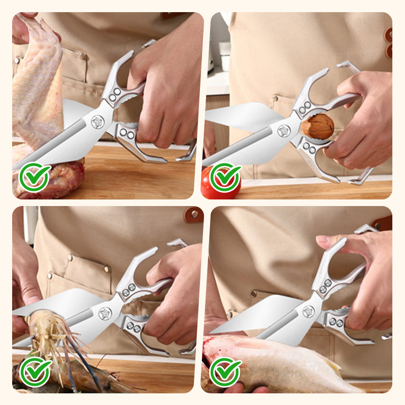 🔥Soldes exceptionnelles (💥50 % de réduction) 🔥Ciseaux de cuisine multifonctionnels et résistants