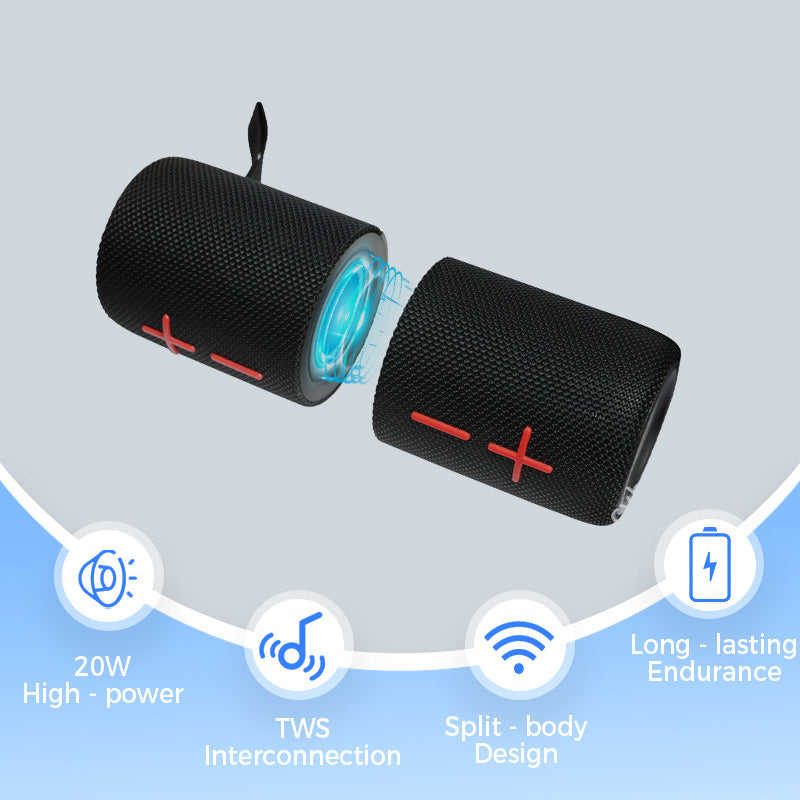 🎹🎶Enceinte Bluetooth Magnétique 2-en-1 Séparable