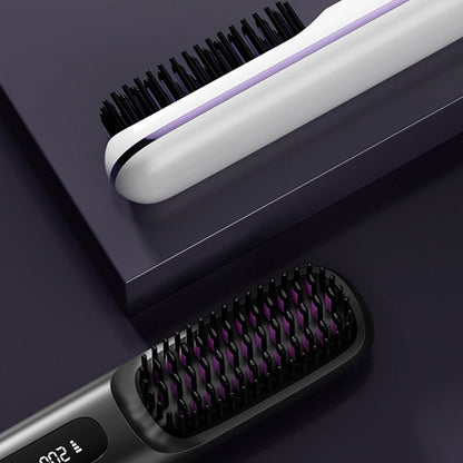 🎁✨58% de réduction🌸Peigne chauffant sans fil en céramique à lisser les cheveux