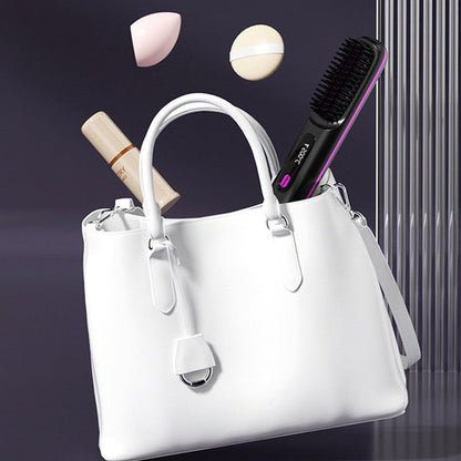 🎁✨58% de réduction🌸Peigne chauffant sans fil en céramique à lisser les cheveux