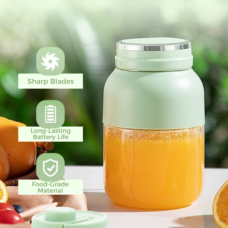 📢🍉 Multifonctionnel Grand- 🍊Capacité sans fil Portable Juicer Cup🍑🍌