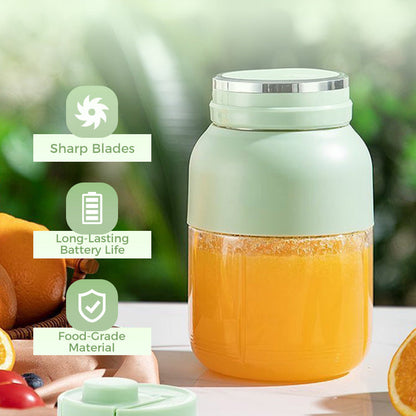 📢🍉 Multifonctionnel Grand- 🍊Capacité sans fil Portable Juicer Cup🍑🍌