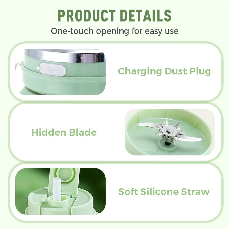 📢🍉 Multifonctionnel Grand- 🍊Capacité sans fil Portable Juicer Cup🍑🍌