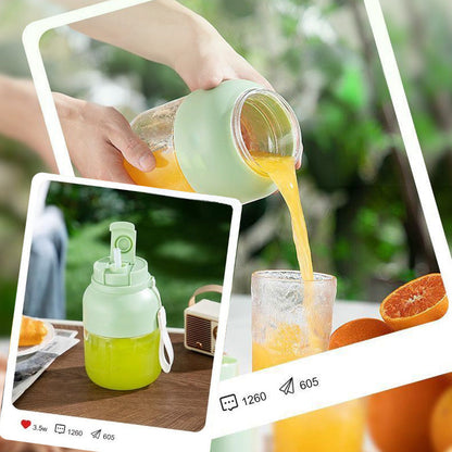 📢🍉 Multifonctionnel Grand- 🍊Capacité sans fil Portable Juicer Cup🍑🍌