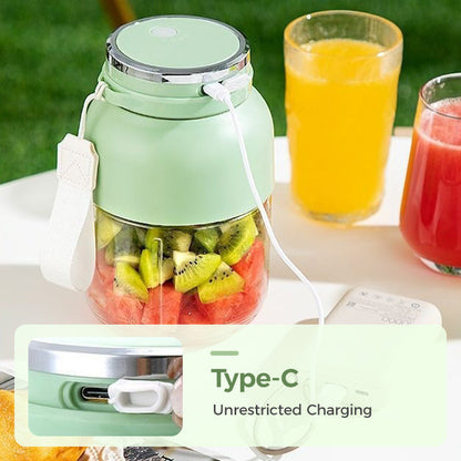 📢🍉 Multifonctionnel Grand- 🍊Capacité sans fil Portable Juicer Cup🍑🍌