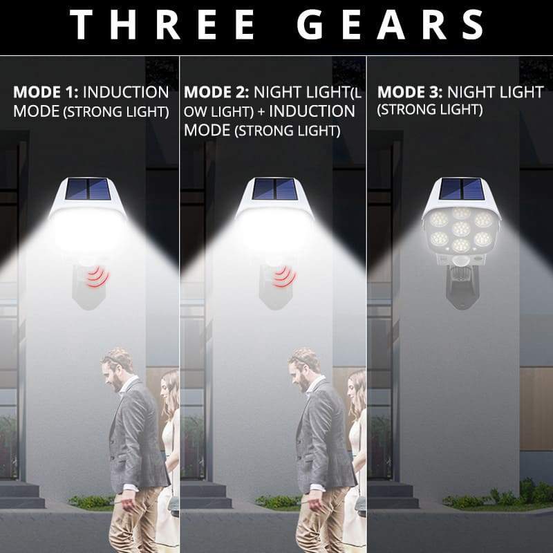 🏆Durée limitée 64% de réduction🚨Lampe solaire à détecteur de mouvement de type caméra✨
