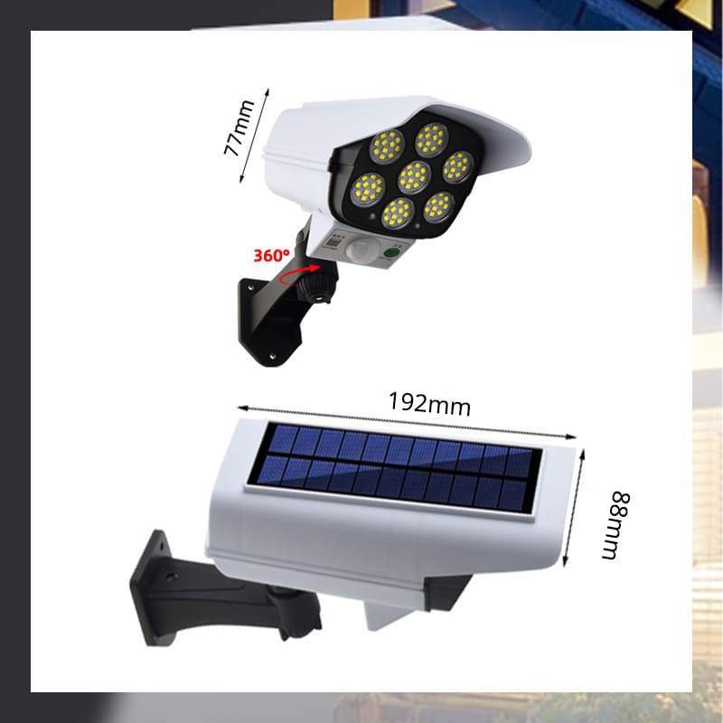 🏆Durée limitée 64% de réduction🚨Lampe solaire à détecteur de mouvement de type caméra✨