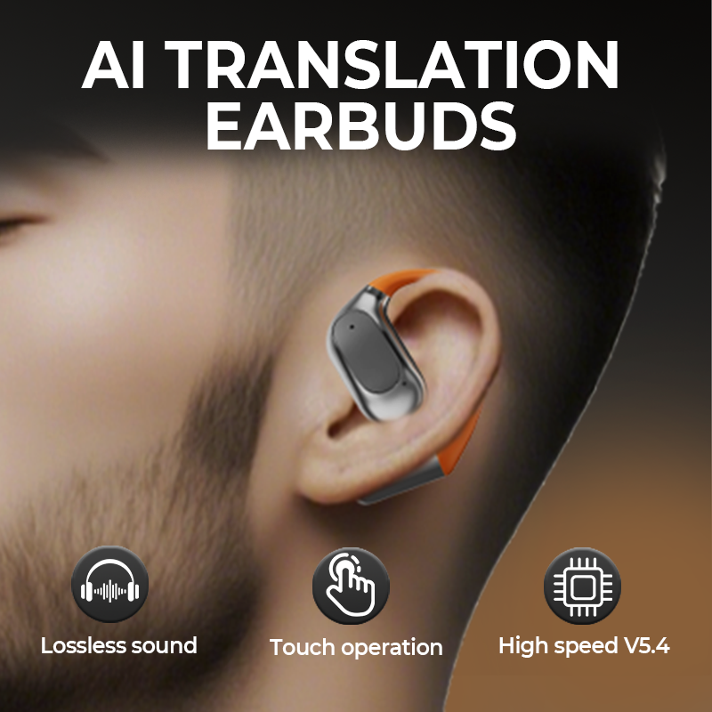 Écouteurs Bluetooth avec traduction IA - 50 % de réduction - Offre spéciale 2026