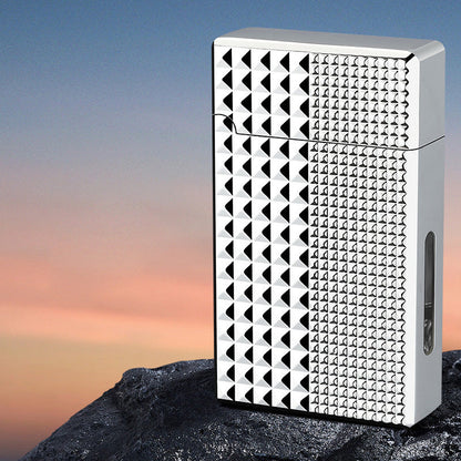 🎁50% de réduction pour une durée limitée⏳Briquet électrique hybride coupe - vent à huile à commande vocale intelligente Black Tech