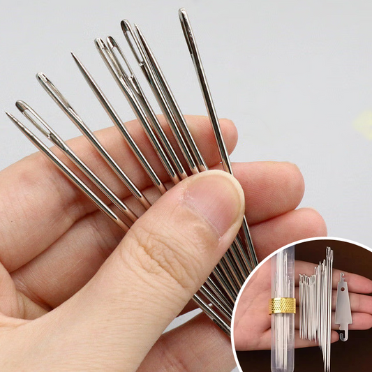 📢SOLDE DE DÉSTOCKAGE⌛ Kit d'Aiguilles à Gros Chas (23 Pièces)
