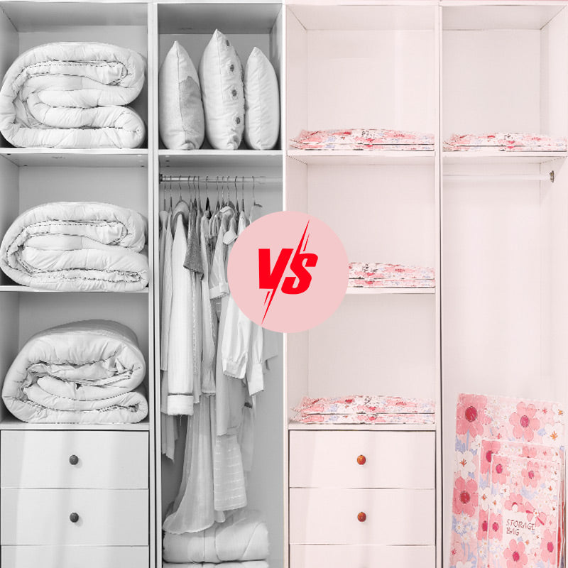 📦 50% DE RÉDUCTION ! 🚀 Sacs de Rangement Sous Vide - Économise 80% d'Espace, Imperméables et Réutilisables pour Voyage/Maison ✨🧳